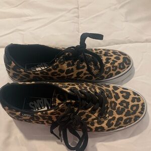 Vans Leopard Print Sneakers